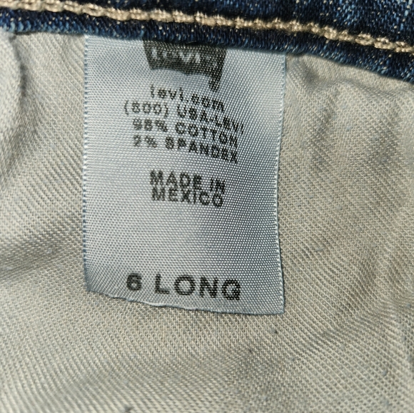 Levi's Boot Cut Jeans 6 Long - Picture 4 of 5